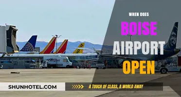 Boise Airport Opening Hours: When Does It Start Operations?