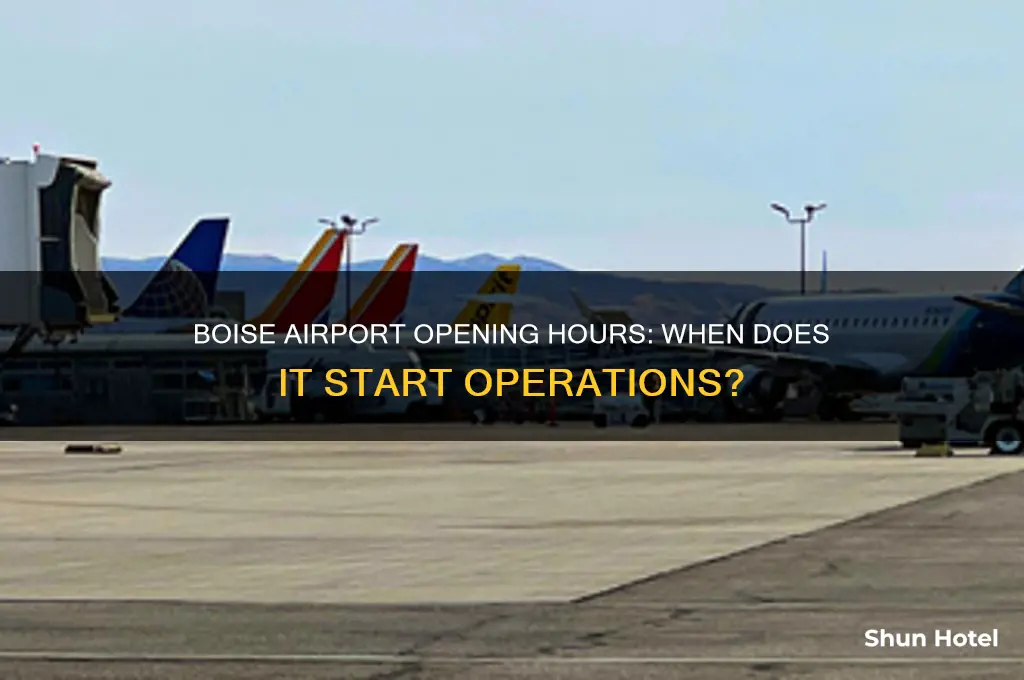 when does boise airport open