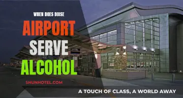 Alcohol Service at Boise Airport: When and Where?