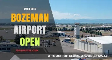 Bozeman Airport Opening Hours: When Does It Open and Close?