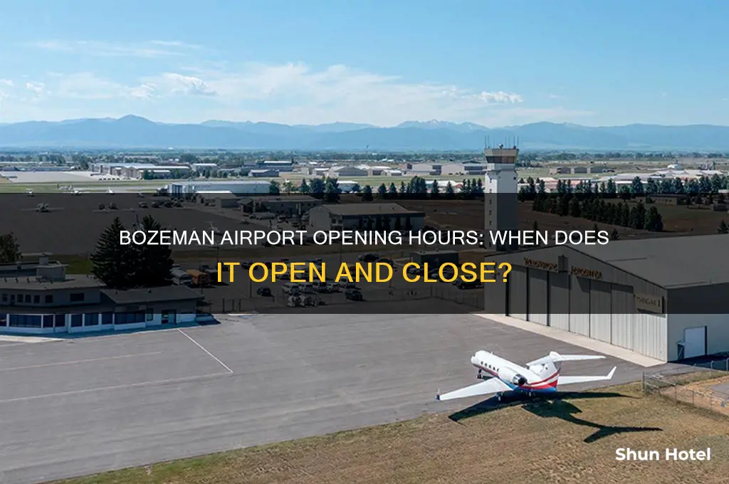 when does bozeman airport open