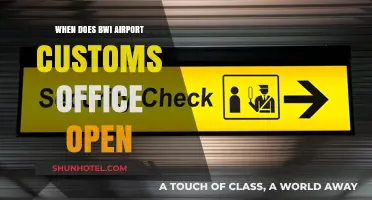 BWI Airport Customs Office Hours: When Does It Open?