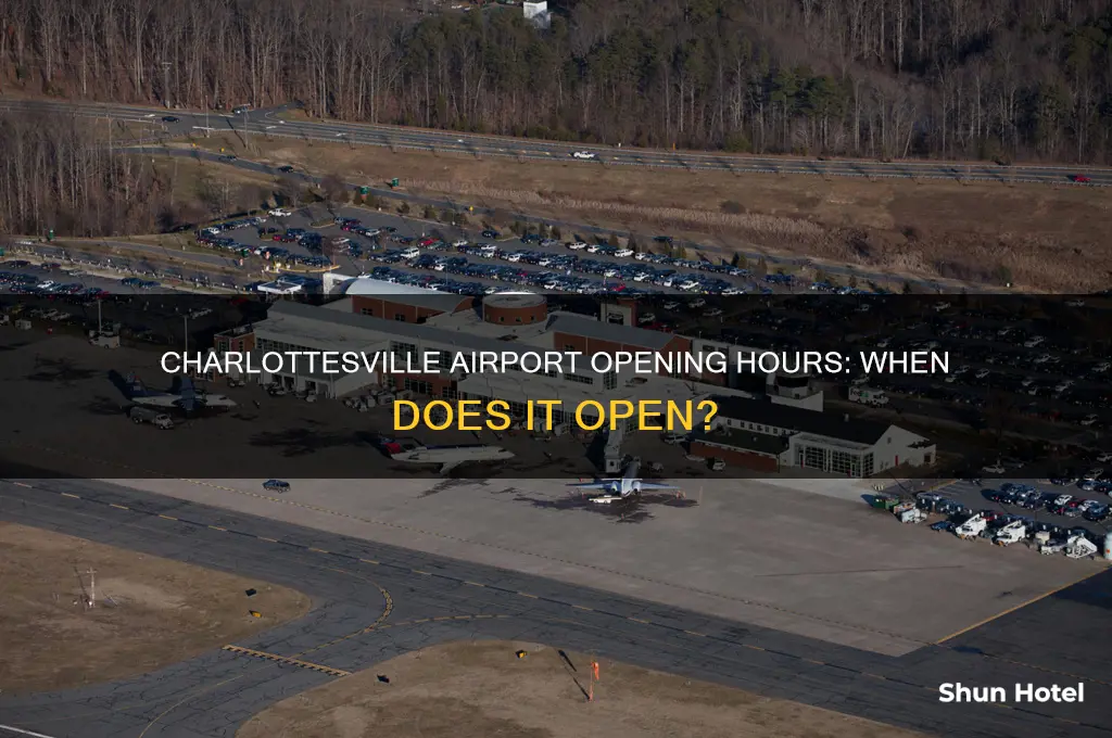 when does charlottesville airport open