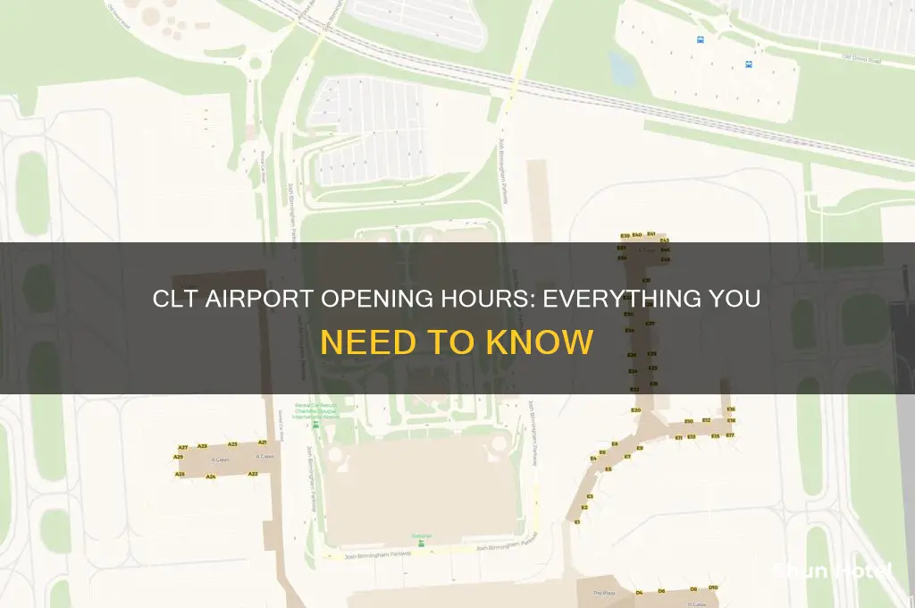 when does clt airport open