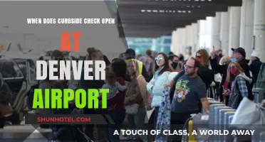Denver Airport Curbside Check-In Hours: When Does It Open?