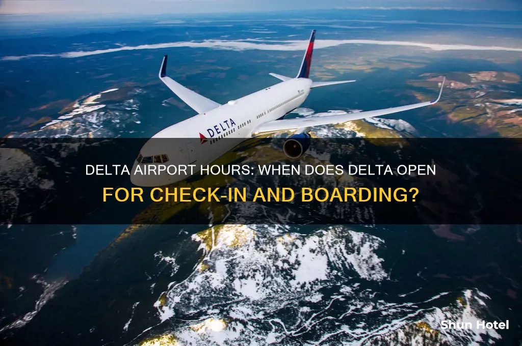 when does delta open at the airport