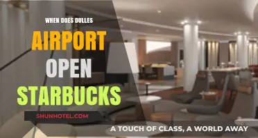 Dulles Airport Starbucks Opening Hours: When Does It Open?