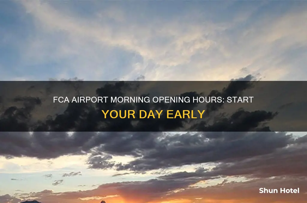 when does fca airport open in the morning