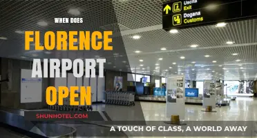 Florence Airport Opening Hours: When Does It Start Operations?