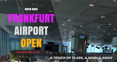 Frankfurt Airport Operating Hours: When Does It Open and Close?