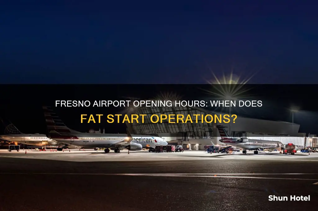 when does fresno airport open