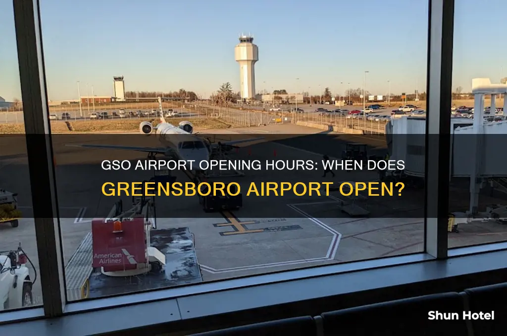when does gso airport open
