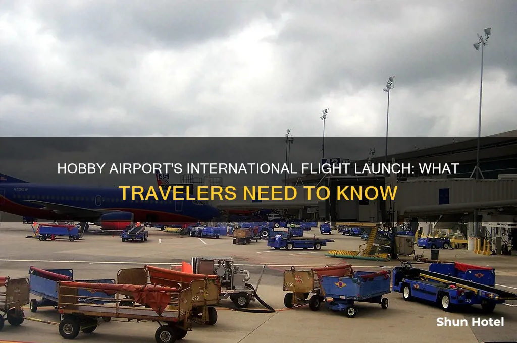 when does hobby airport start international flights