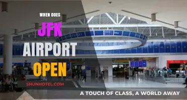 JFK Airport Operating Hours: When Does JFK Airport Open?
