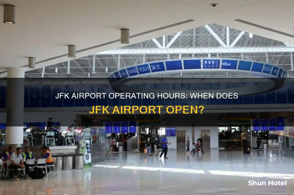 when does jfk airport open