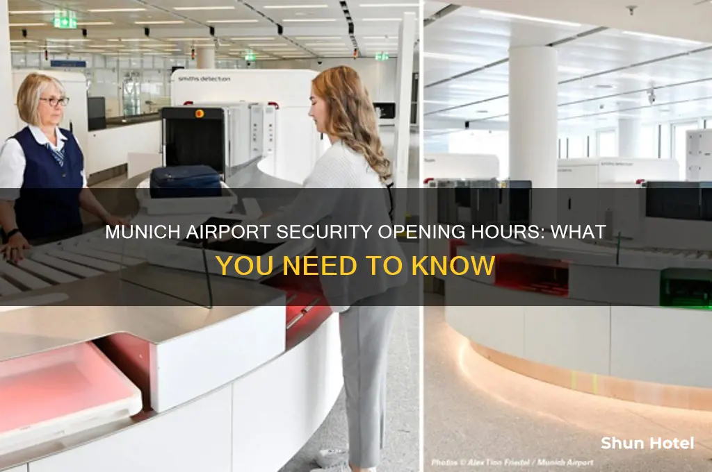 when does munich airport security open
