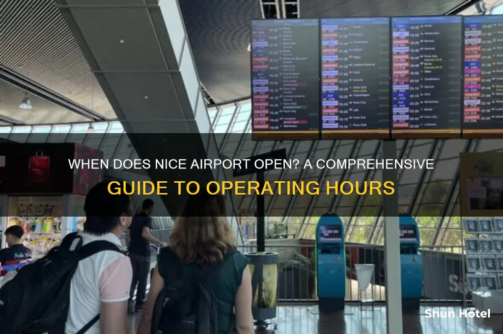 when does nice airport open
