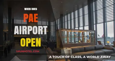 PAE Airport Opening: What Time Does It Start Operations?