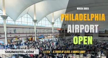 Philadelphia Airport Operating Hours: When Does It Open and Close?