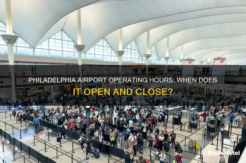when does philadelphia airport open