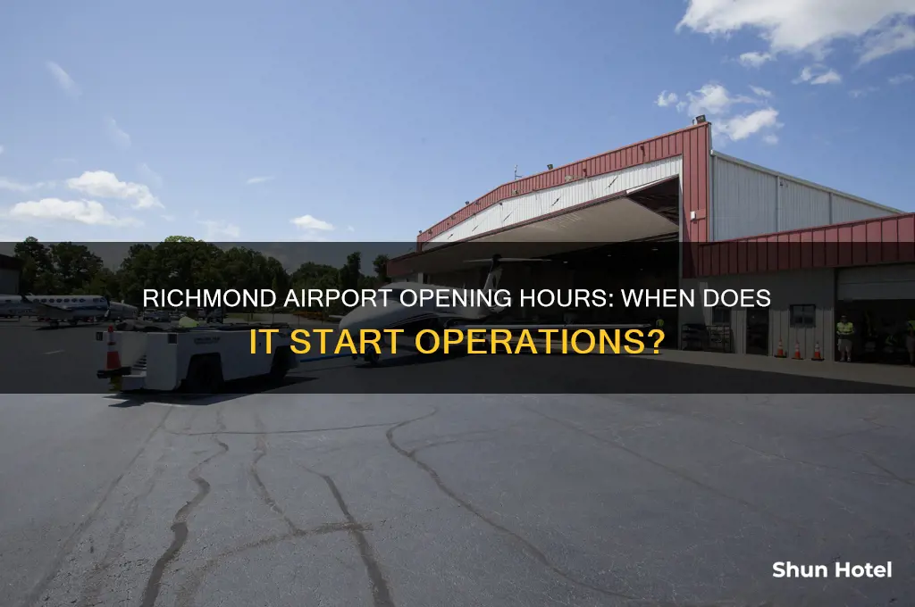 when does richmond airport open