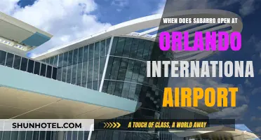 Sabarro's Opening Hours at Orlando International Airport: A Quick Guide
