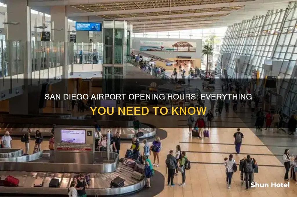 when does san diego airport open
