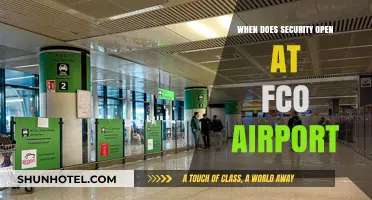 FCO Airport Security Opening Hours: What Travelers Need to Know
