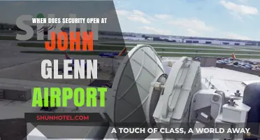 John Glenn Airport Security Hours: When Does Screening Begin?