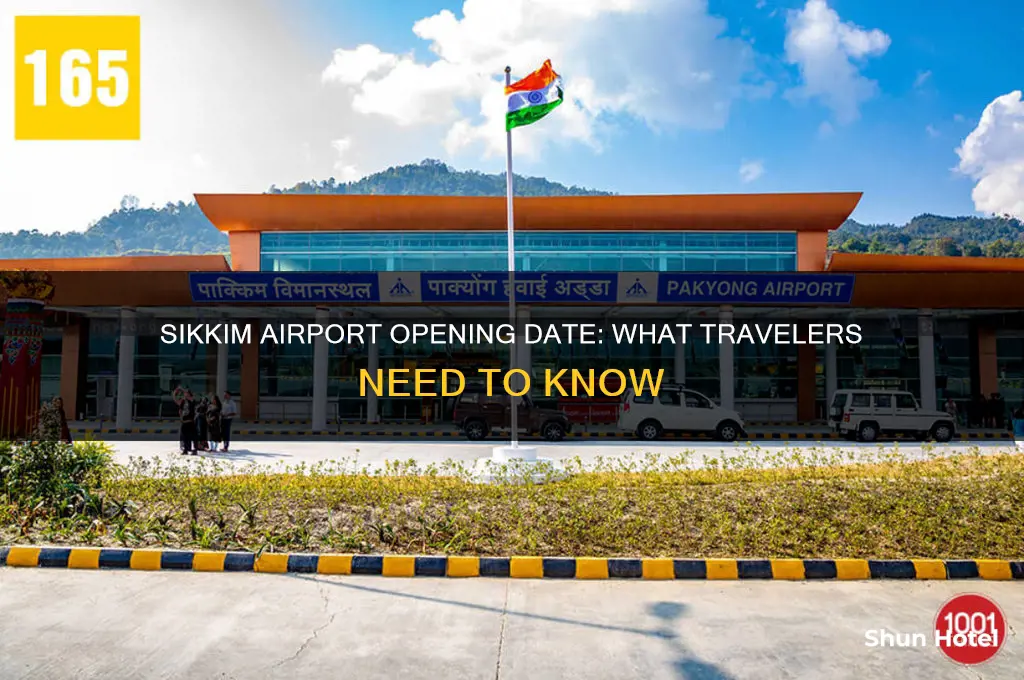 when does sikkim airport open