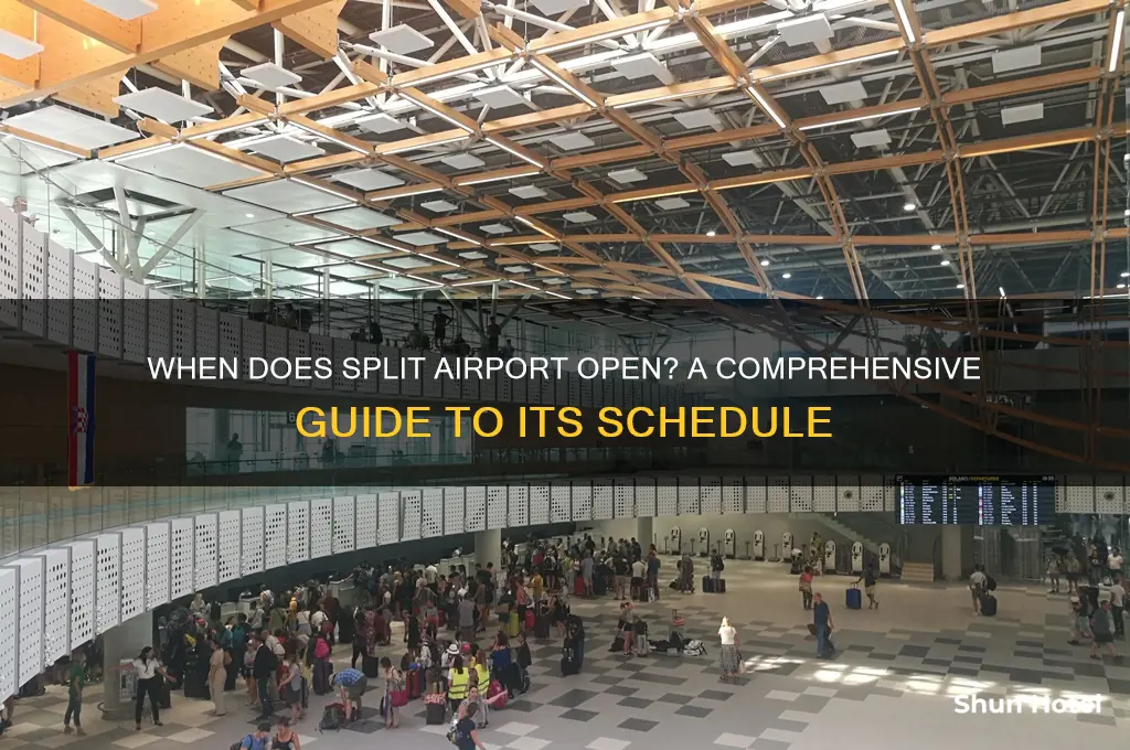 when does split airport open