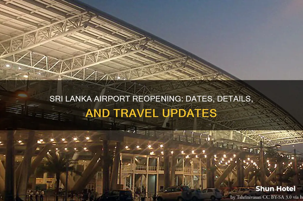 when does sri lanka airport open