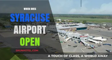 Syracuse Airport Opening Hours: When Does It Open?