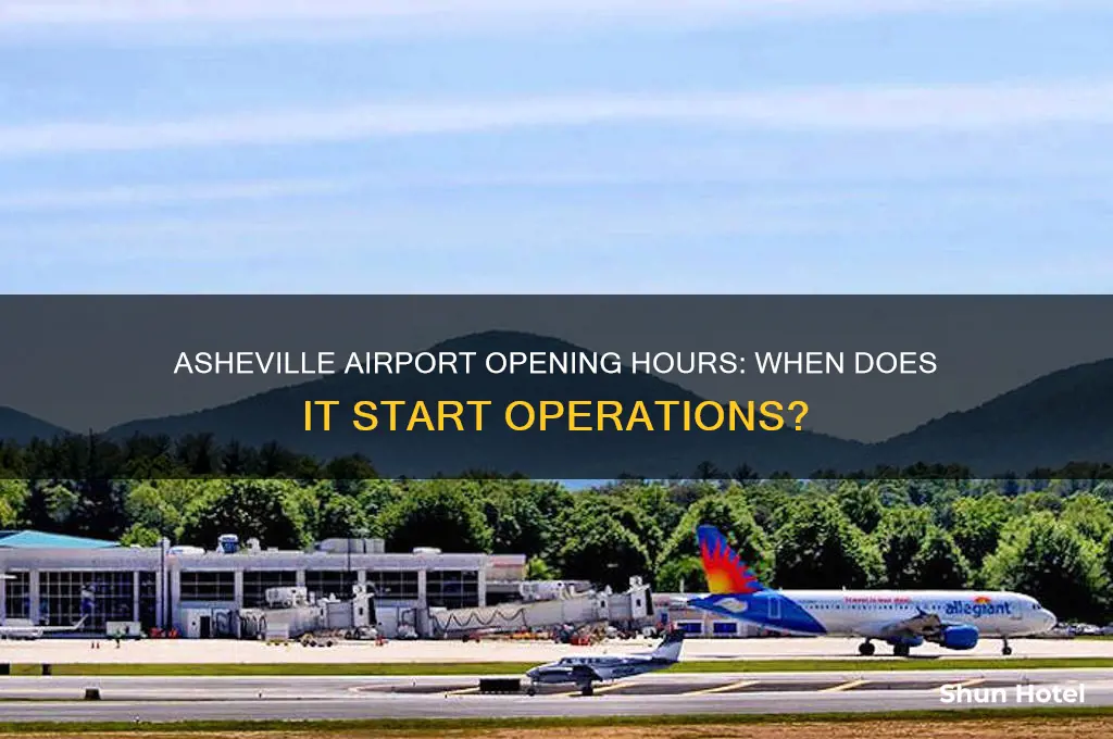 when does the asheville airport open