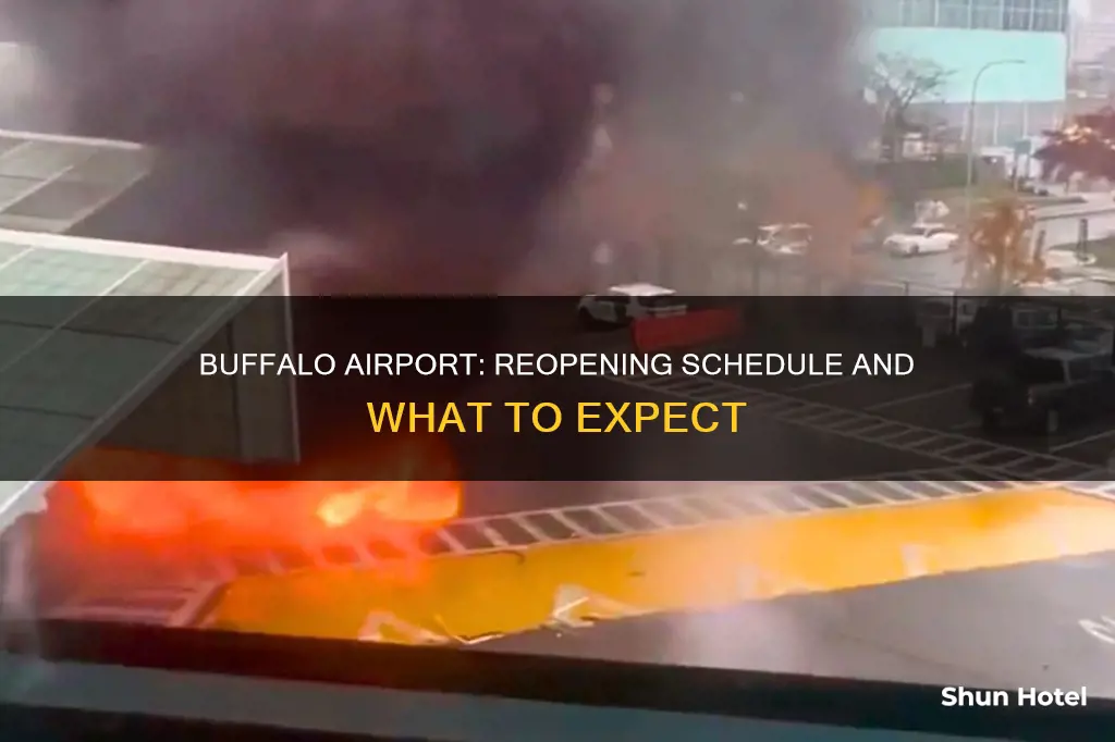 when does the buffalo airport reopen