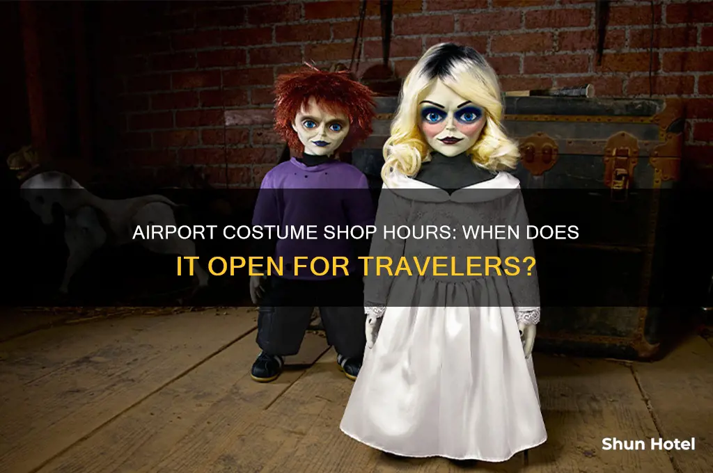 when does the costume in the airport open