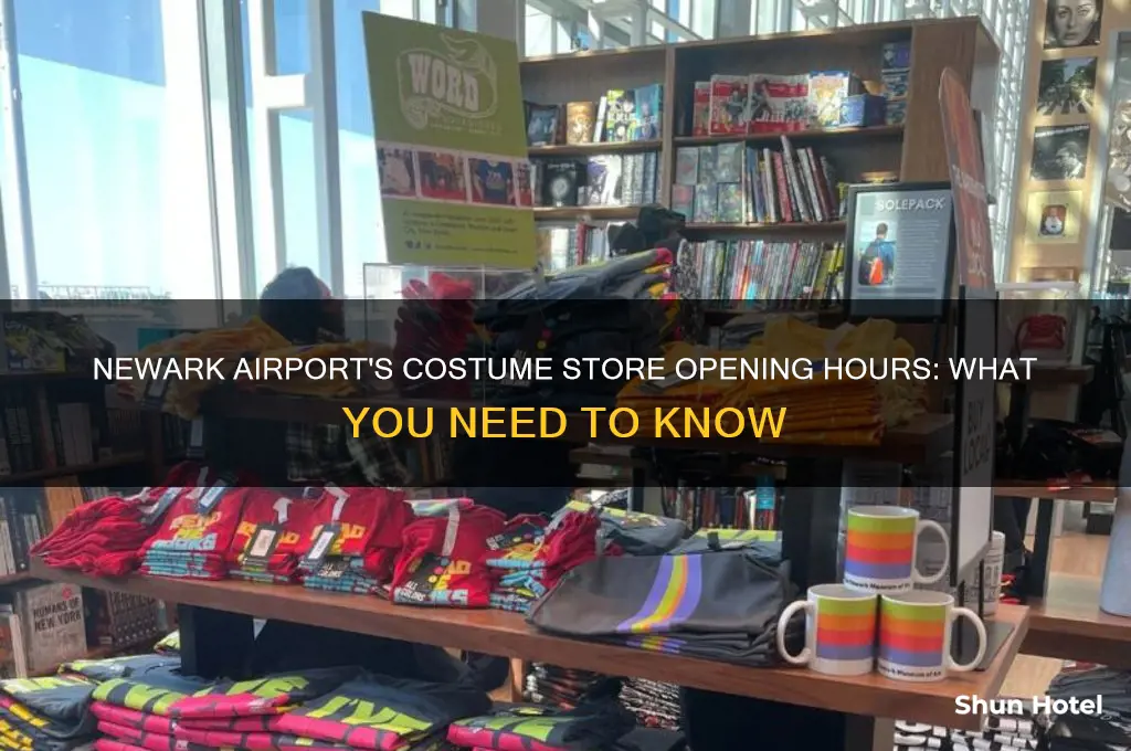 when does the costume in the newark airport open