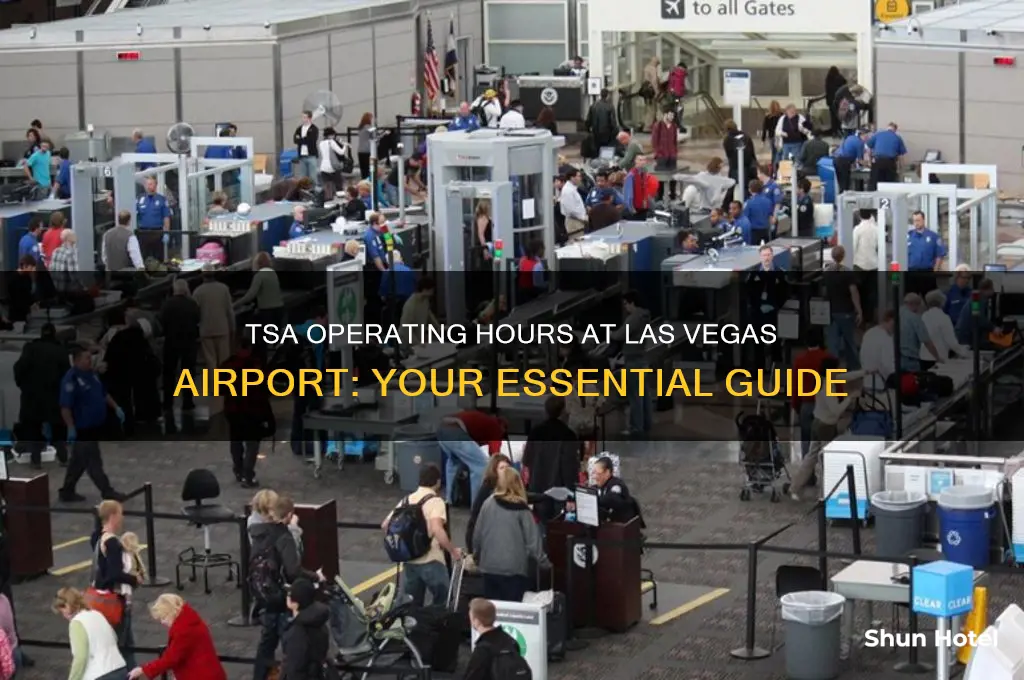 when does tsa open at las vegas airport