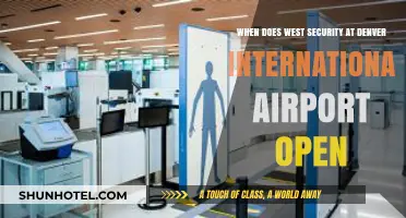 Denver International Airport West Security Opening Hours: What You Need to Know