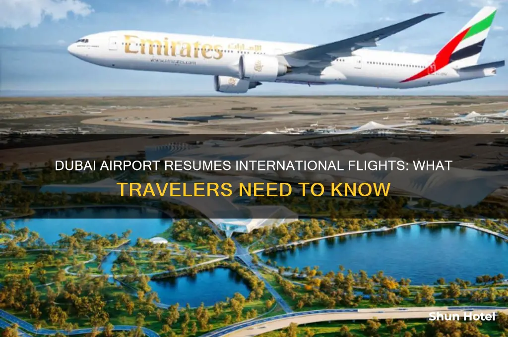 when dubai airport open for international flights