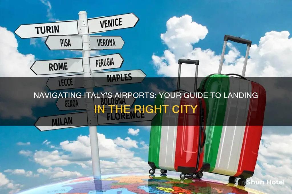 when flying into italy where is the airport