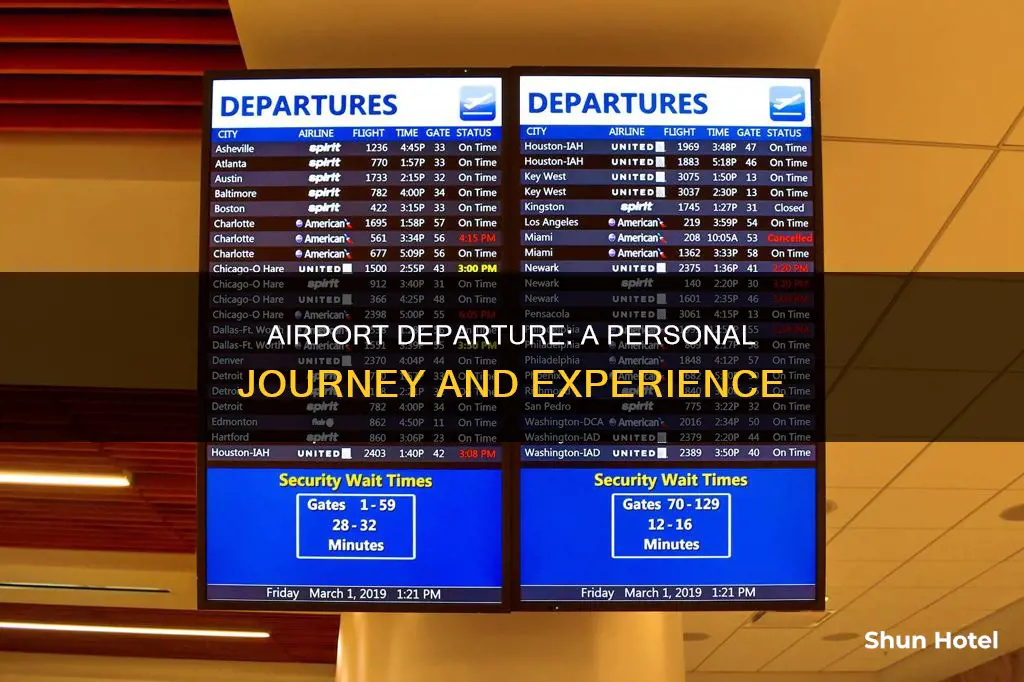 when i left for the airport