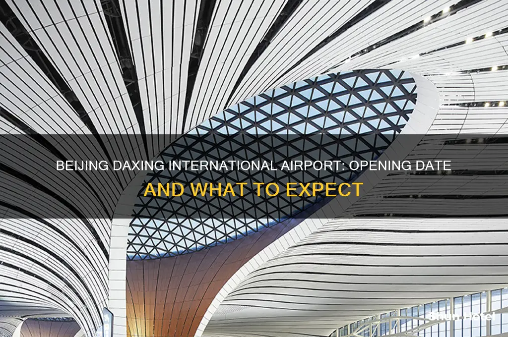 when international airport opening in beijing daxing