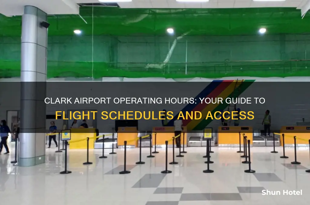 when is clark airport open