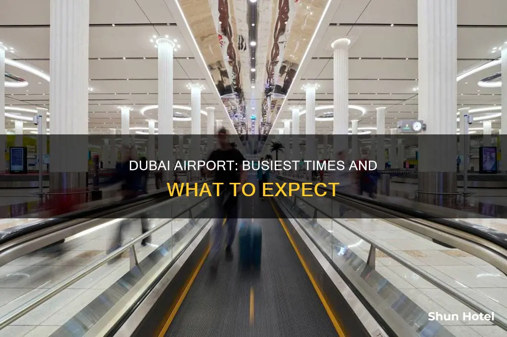 when is dubai airport the busiest