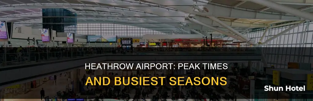 when is heathrow airport the busiest
