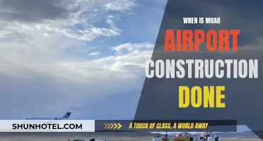 Moab Airport: Construction Completion and What's Next