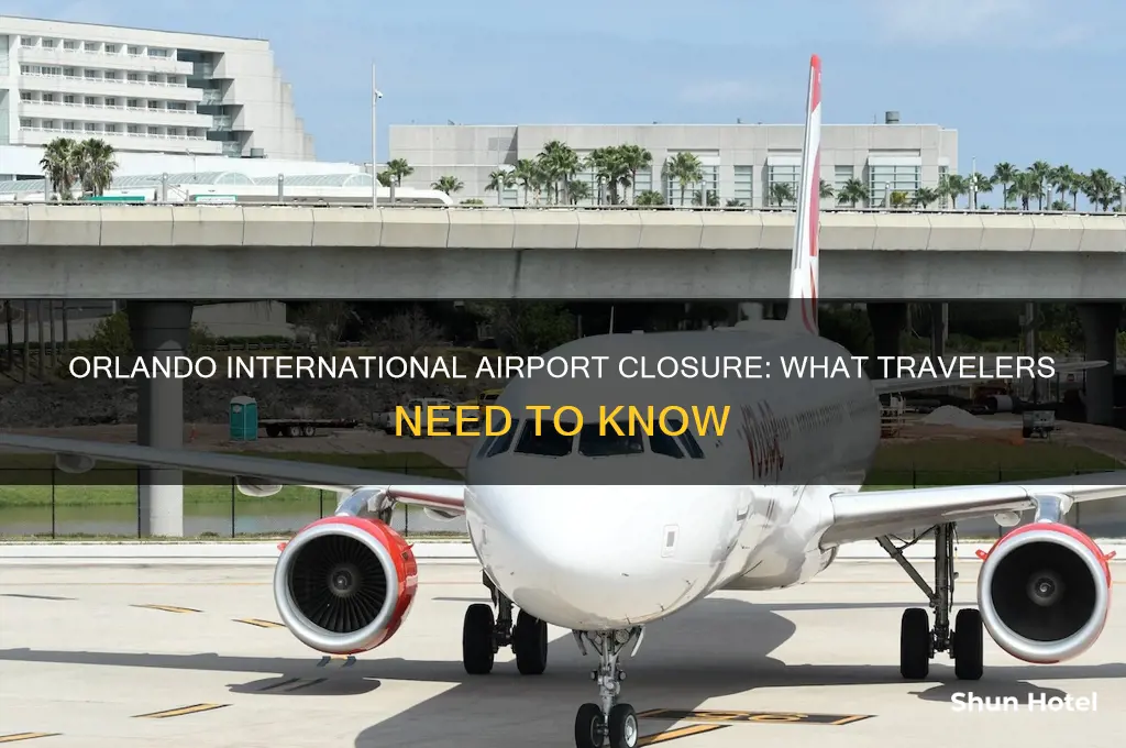 when is orlando international airport closing