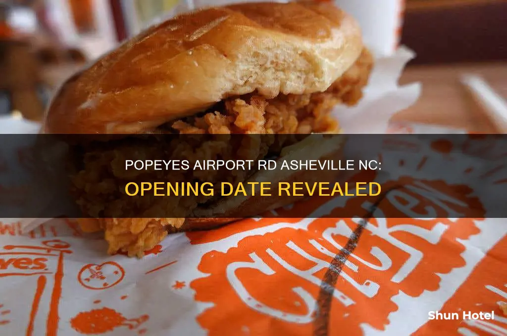 when is popeyes opening on airport rd asheville nc