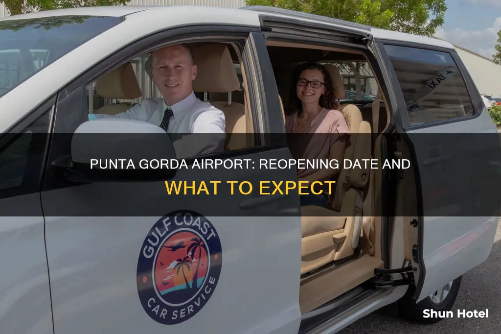 when is punta gorda airport reopening